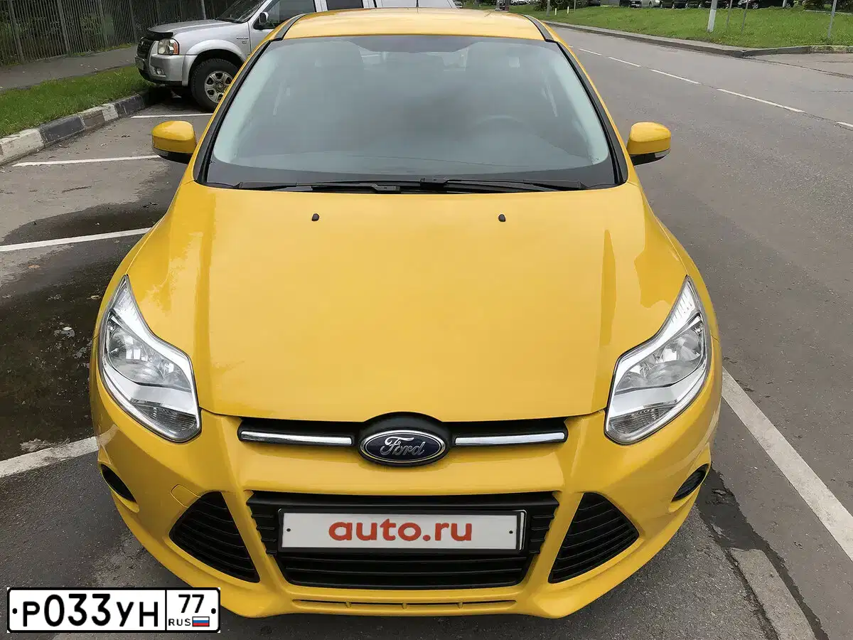 Фото автомобиля FORD D FOCUS, 2013 — госномер Т491ТС71. Цвет: ЖЕЛТЫЙ