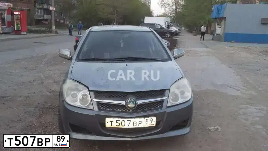 Фото автомобиля GEELY MK, 2008 — госномер Р349УС174. Цвет: СЕРЫЙ