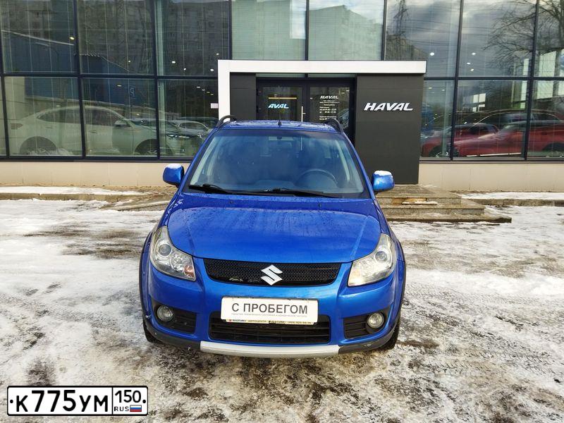Фото автомобиля SUZUKI SX 4, 2008 — госномер К775УМ150. Цвет: синий