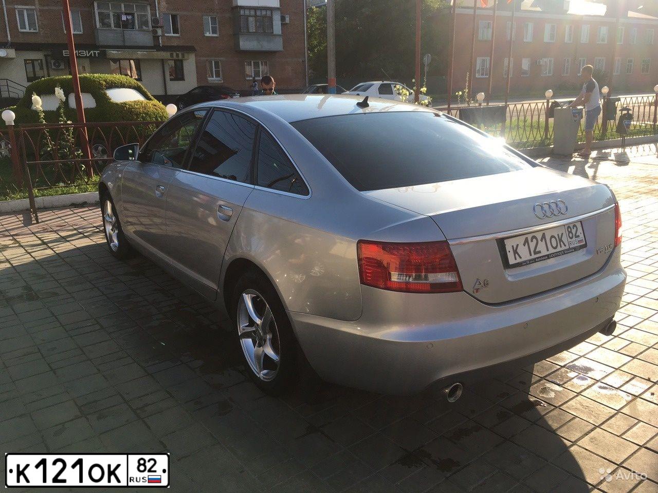 Фото автомобиля AUDI A6, 2004 — госномер У103АМ48. Цвет: Серебристый