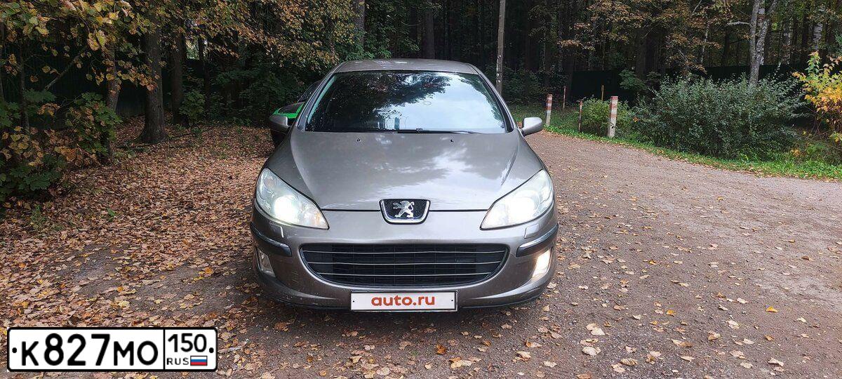Фото автомобиля PEUGEOT 407, 2005 — госномер Н198АЕ550. Цвет: Серый
