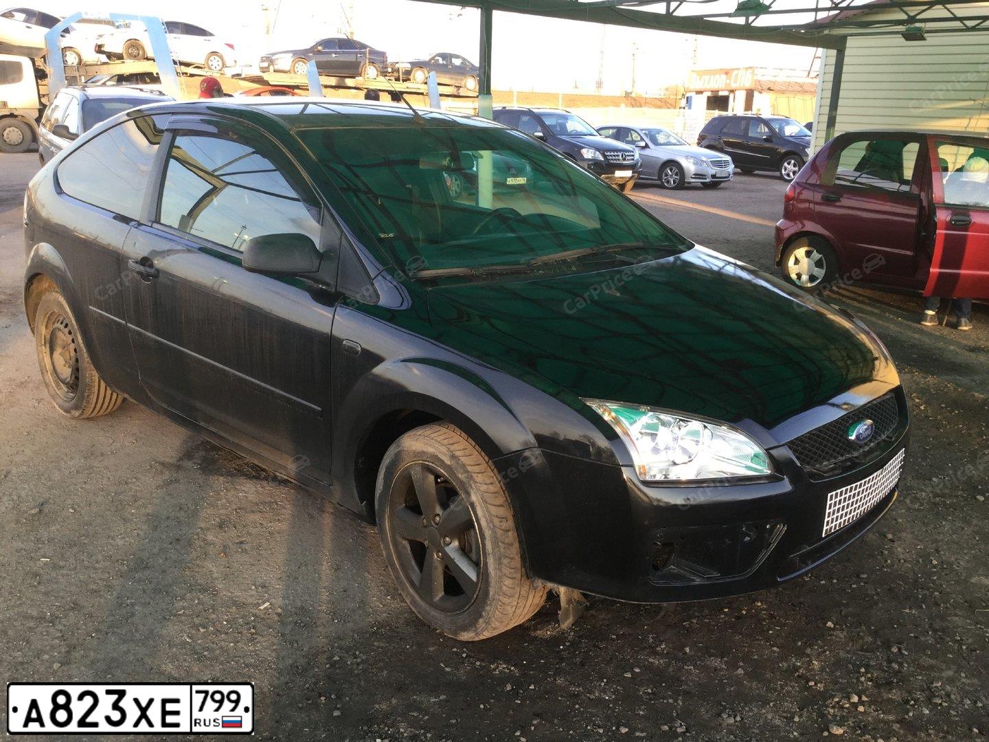 Фото автомобиля FORD FOCUS, 2006 — госномер А823ХЕ799. Цвет: ЧЕРНЫЙ