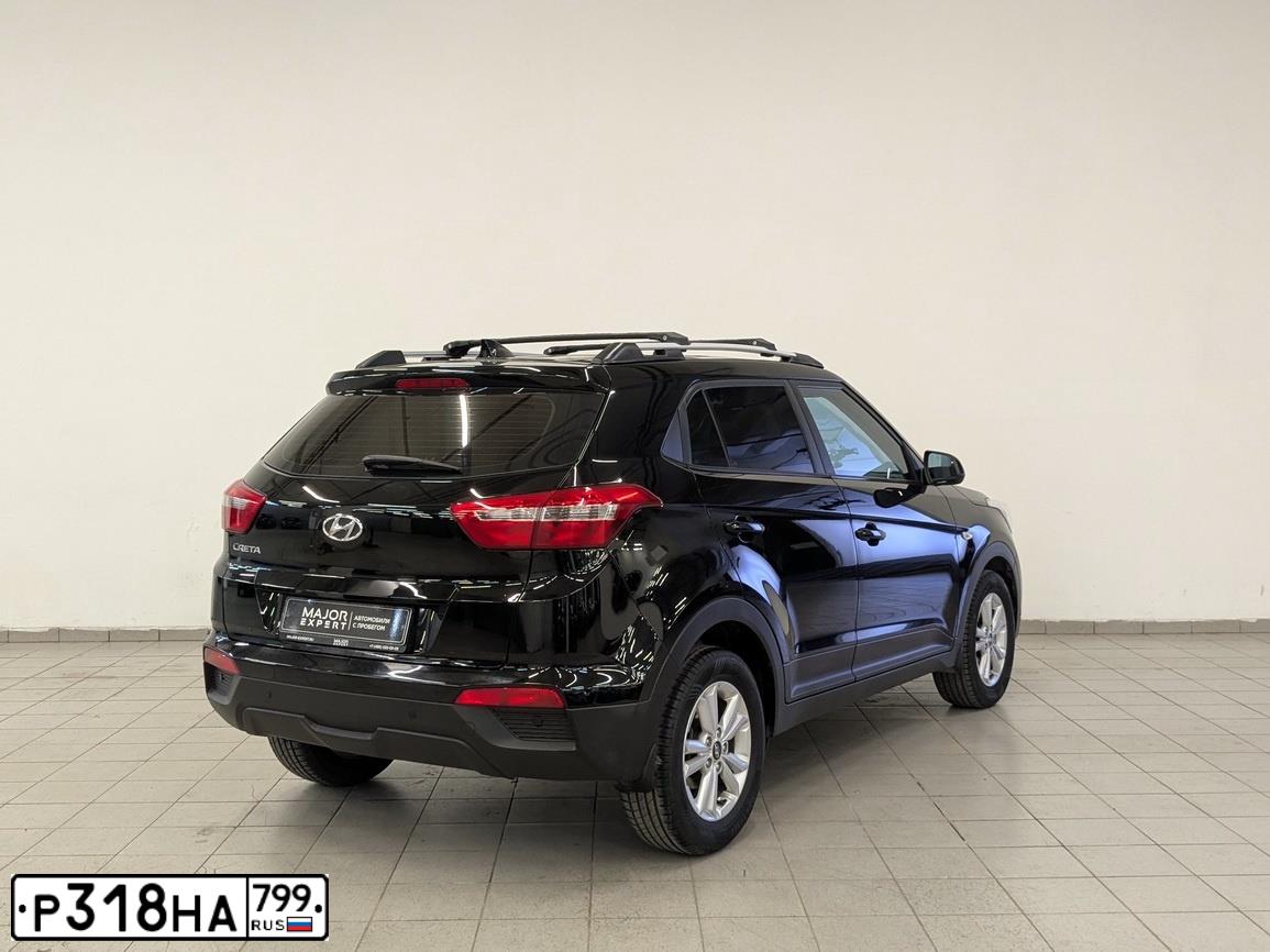 Фото автомобиля HYUNDAI CRETA, 2018 — госномер Р318НА799. Цвет: ЧЕРНЫЙ