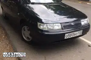 Фото автомобиля LADA 2112 LADA, 2007 — госномер О583ВО123. Цвет: ГРАФИТОВЫЙ МЕТАЛЛИК
