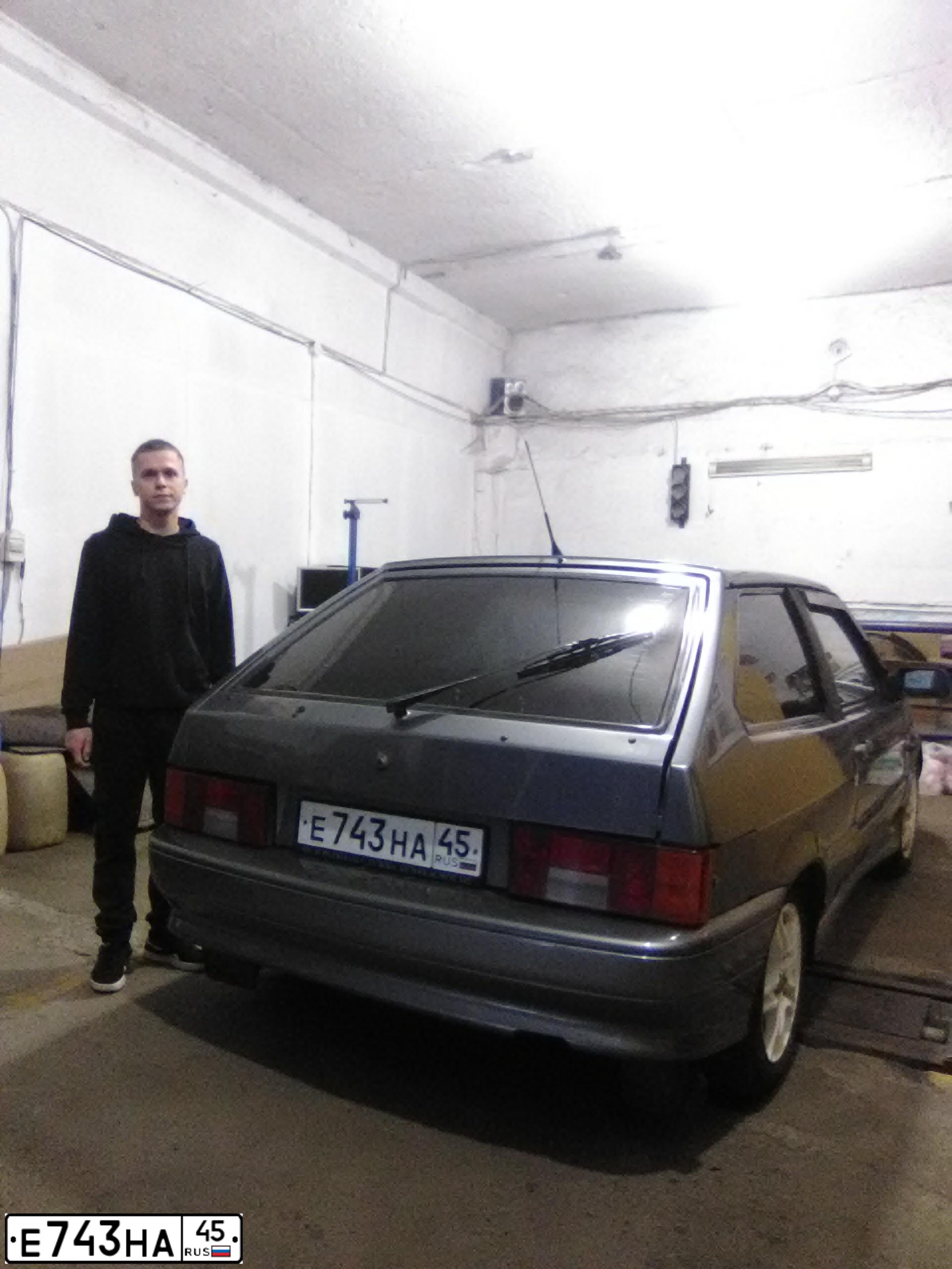 Фото автомобиля LADA 2113 SAMARA, 2006 — госномер Р837ОА45. Цвет: СЕРО-ЗЕЛЕНЫЙ