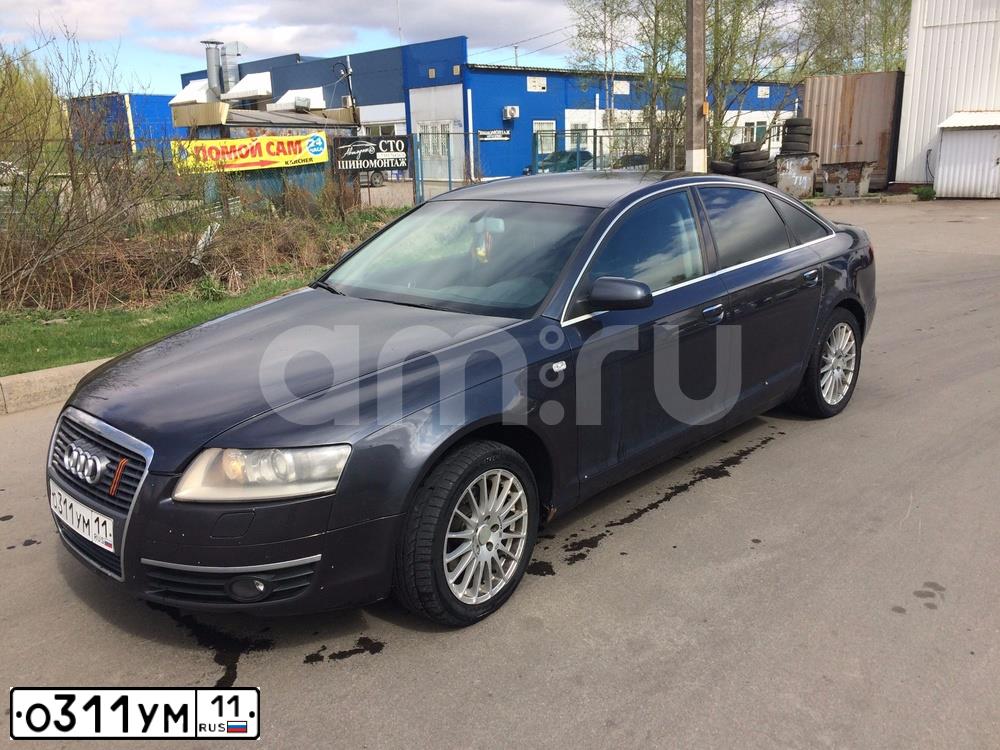 Фото автомобиля AUDI A6, 2006 — госномер Р503АХ76. Цвет: ТЕМНО-СЕРЫЙ