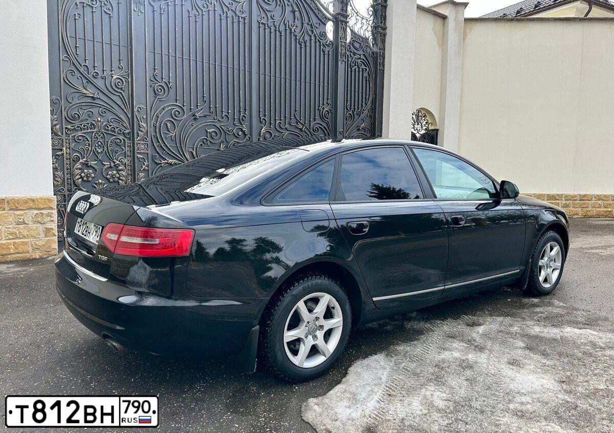 Фото автомобиля AUDI A6, 2010 — госномер В539ТЕ777. Цвет: ЧЕРНЫЙ