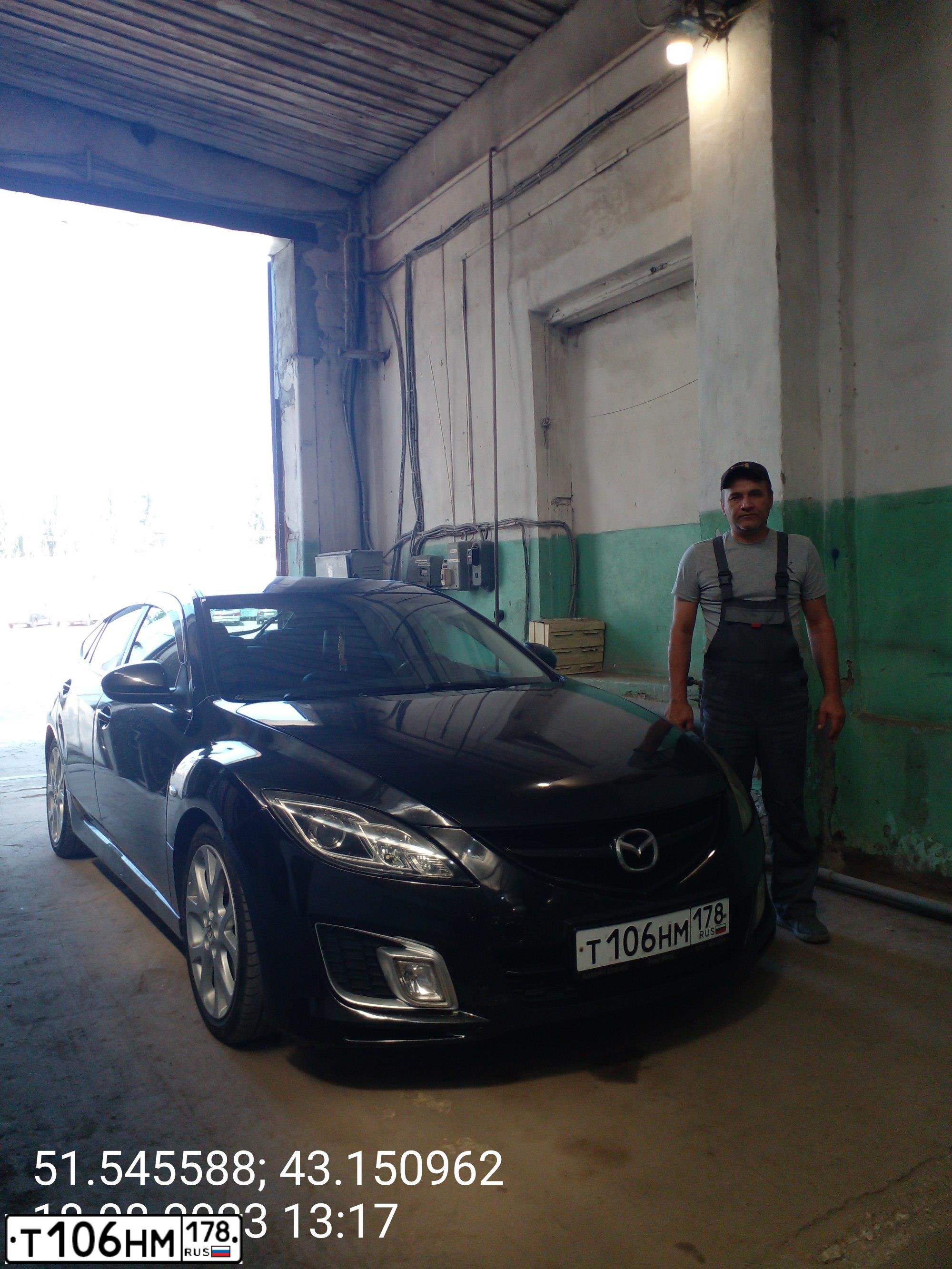 Фото автомобиля MAZDA 6, 2008 — госномер А118КА977. Цвет: ЧЕРНЫЙ
