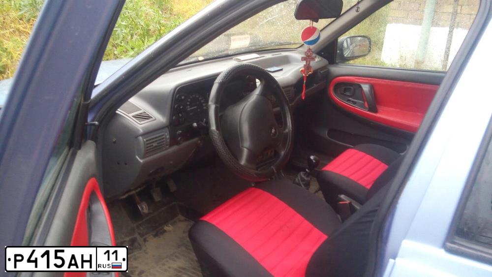 Фото автомобиля DAEWOO NEXIA, 2006 — госномер Р415АН11. Цвет: голубой