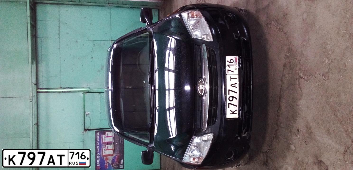 Фото автомобиля LADA 2190 GRANTA, 2013 — госномер К797АТ716. Цвет: СИНЕ-ЧЕРНЫЙ