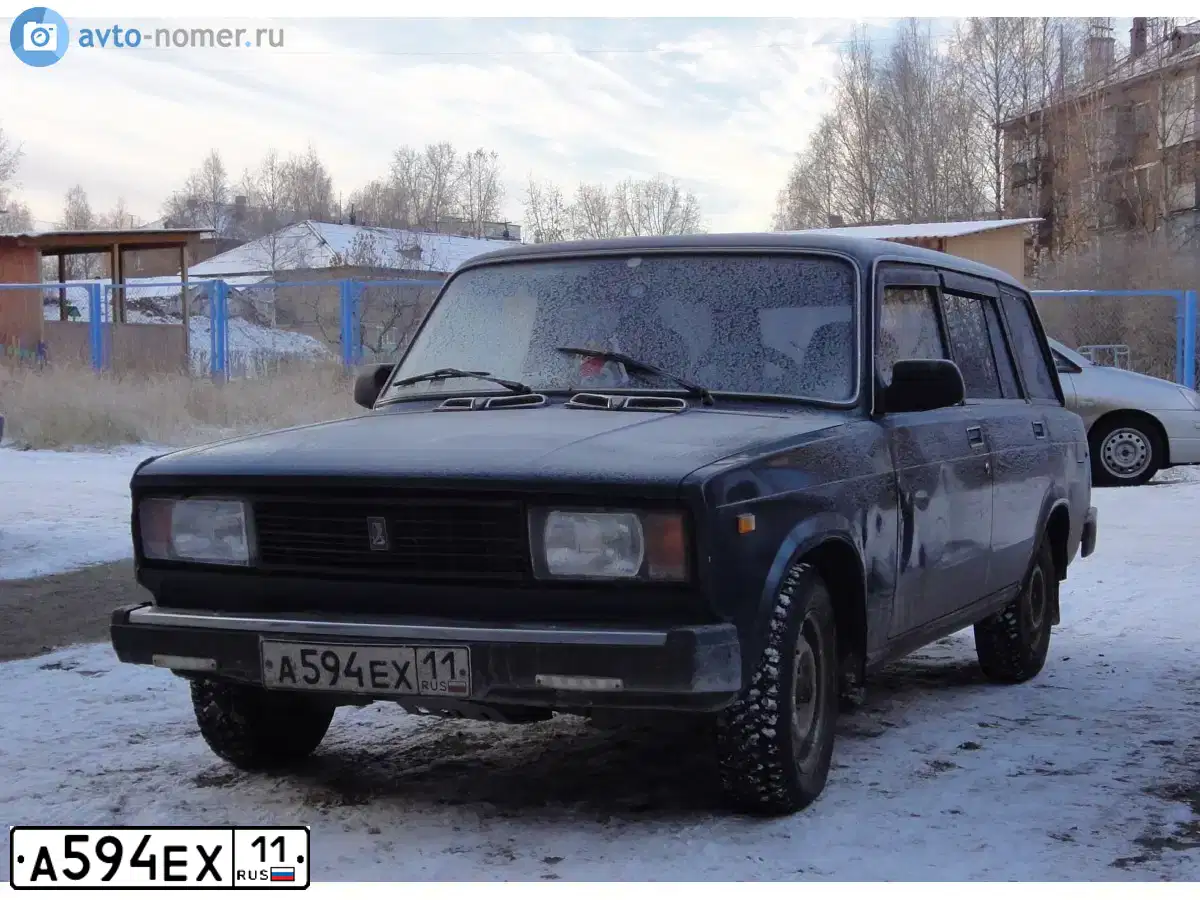 Фото автомобиля LADA 2104, 1996 — госномер А594ЕХ11. Цвет: ЗЕЛЕНЫЙ