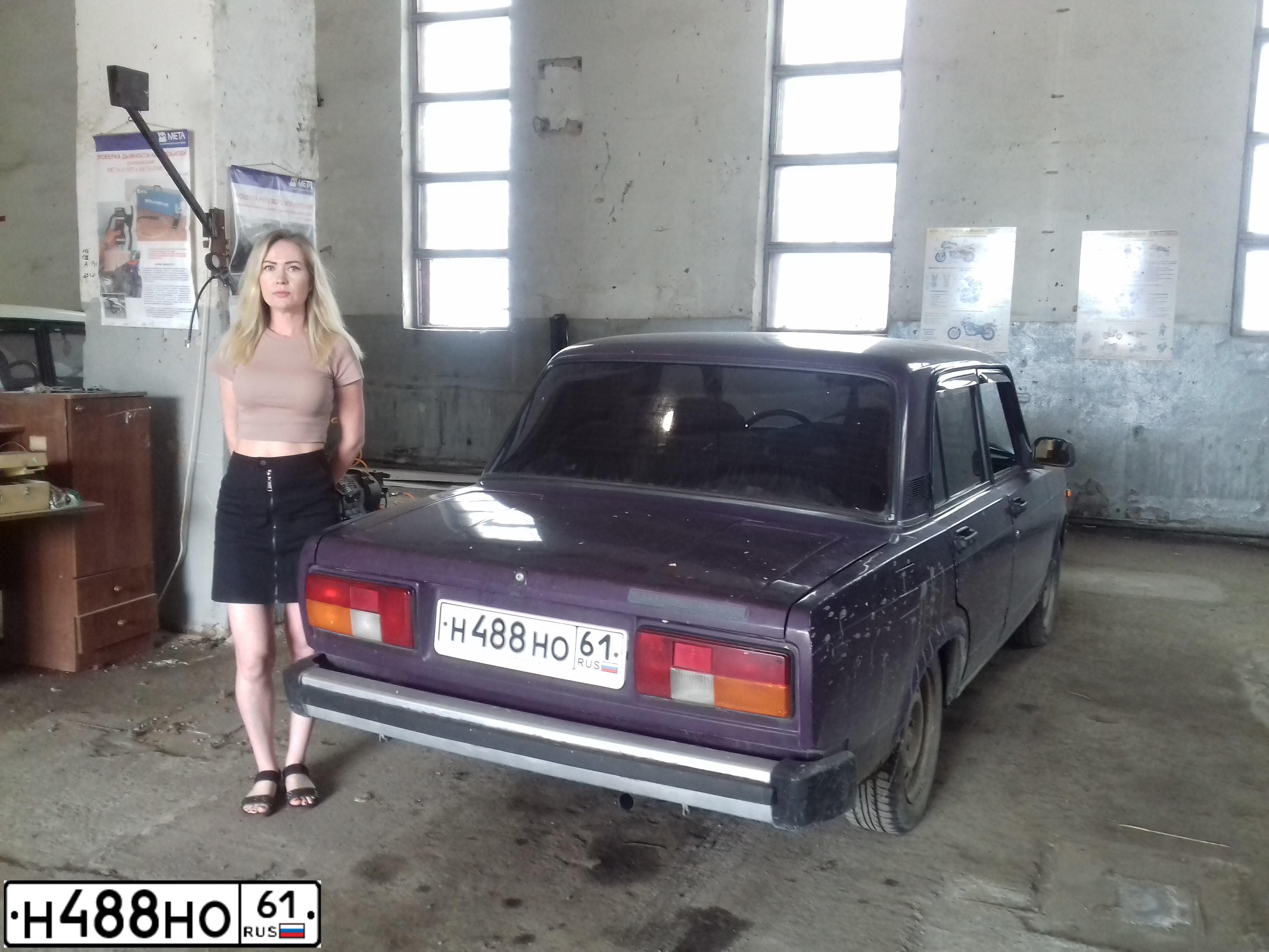Фото автомобиля LADA 2105 LADA, 2003 — госномер Н488НО61. Цвет: ФИОЛЕТОВЫЙ