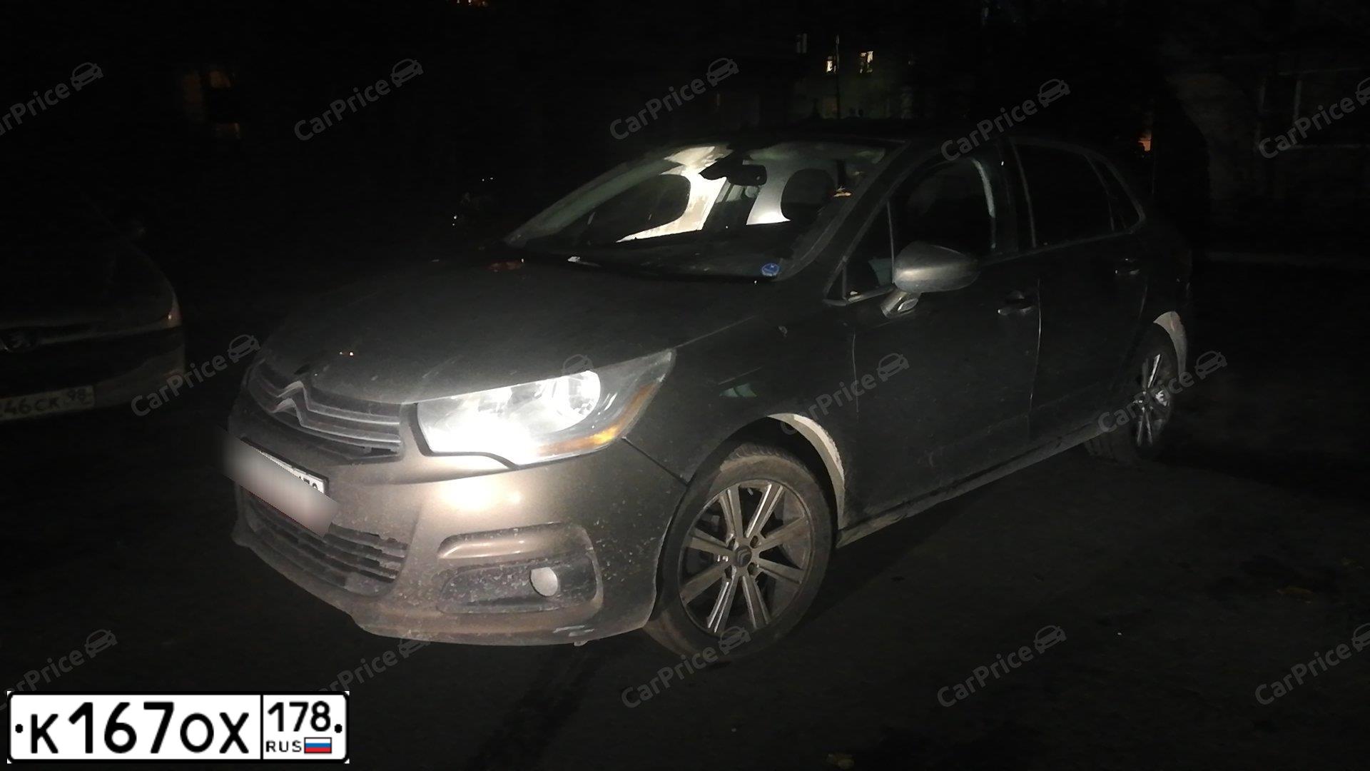 Фото автомобиля CITROEN C4, 2011 — госномер К167ОХ178