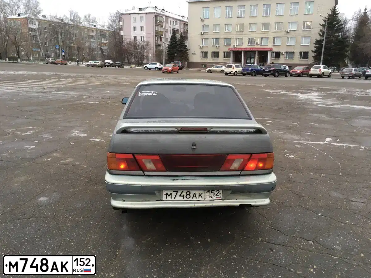 Фото автомобиля LADA 2115 SAMARA, 2002 — госномер А351СН152. Цвет: ЖЕЛТО-ЗЕЛЕНЫЙ