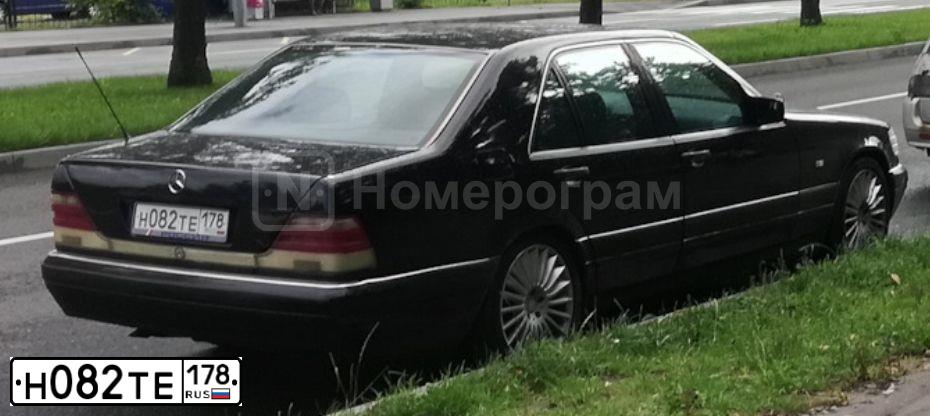 Фото автомобиля MERCEDES S-KLASSE, 1993 — госномер М993ТТ78. Цвет: ЧЕРНЫЙ