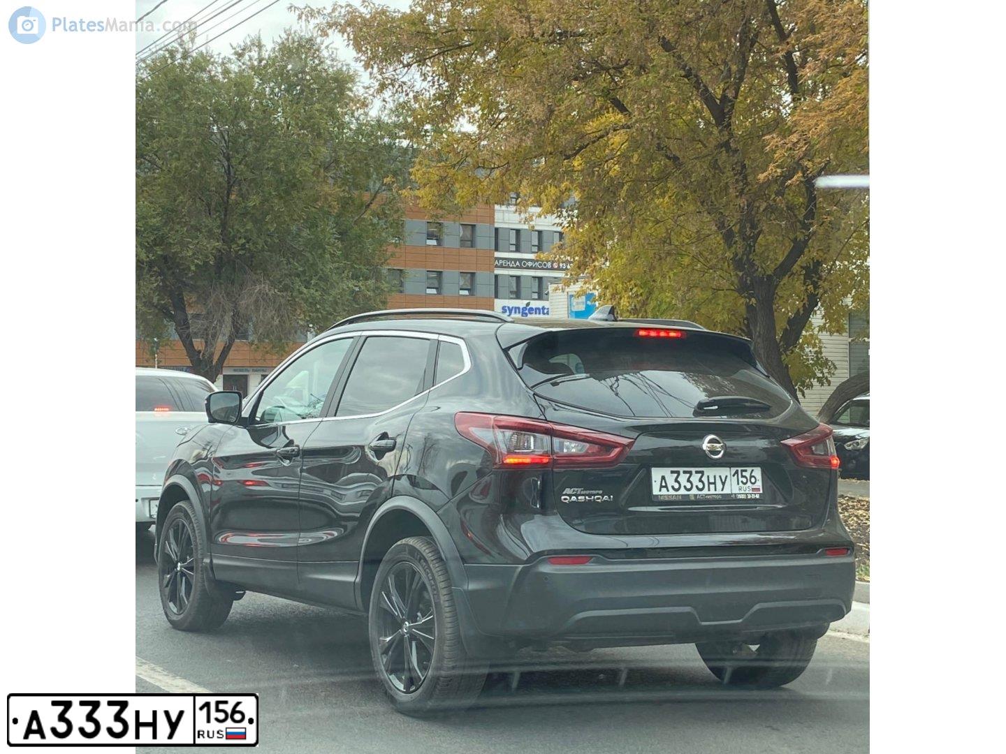 Фото автомобиля NISSAN QASHQAI, 2021 — госномер В757КЕ156. Цвет: ЧЕРНЫЙ