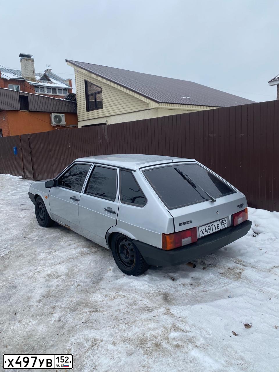 Фото автомобиля LADA 21099, 2003 — госномер У719СЕ152. Цвет: СВЕТЛО-СЕРЫЙ