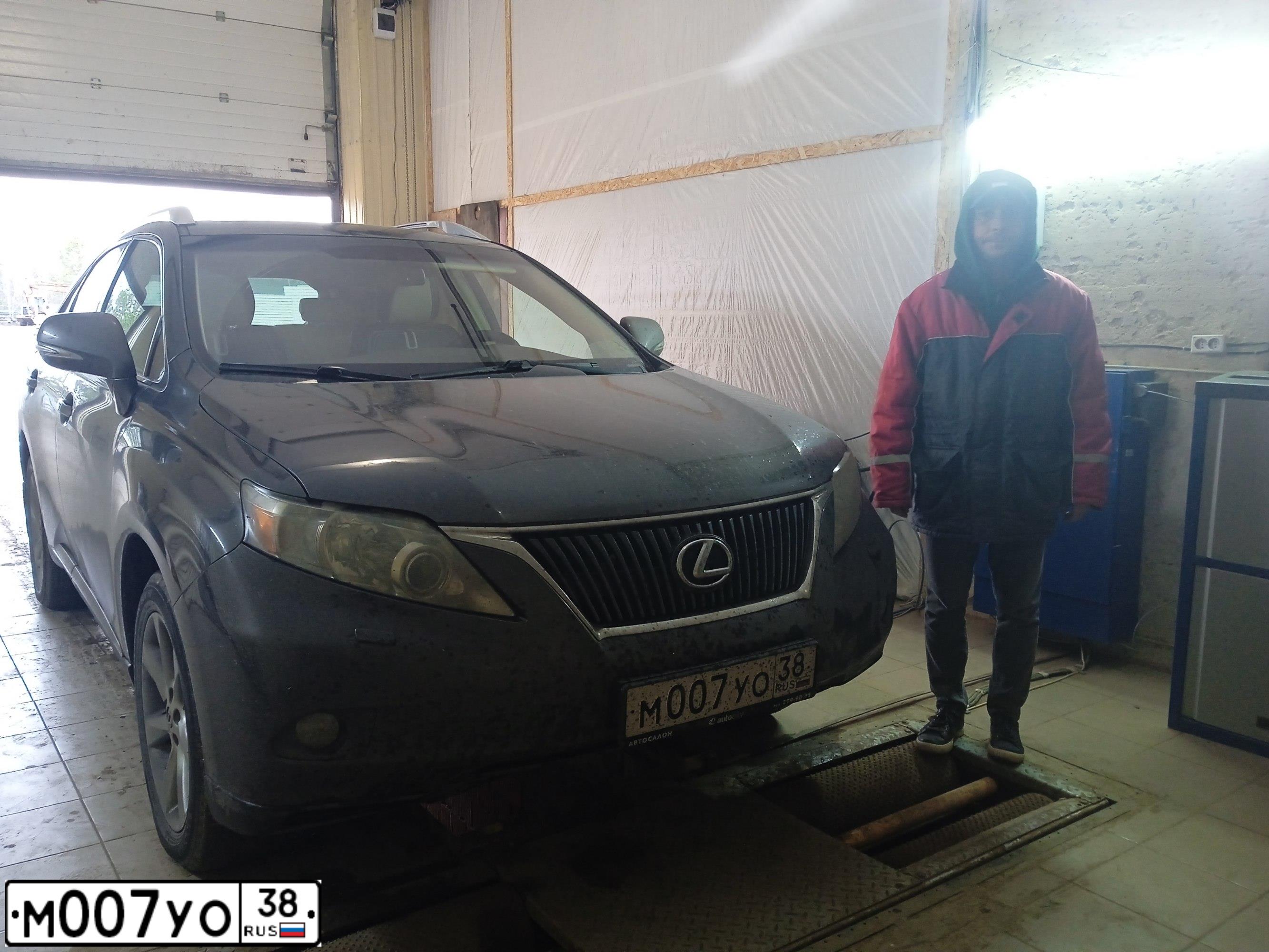 Фото автомобиля LEXUS RX, 2009 — госномер К001ХТ68. Цвет: СЕРЫЙ