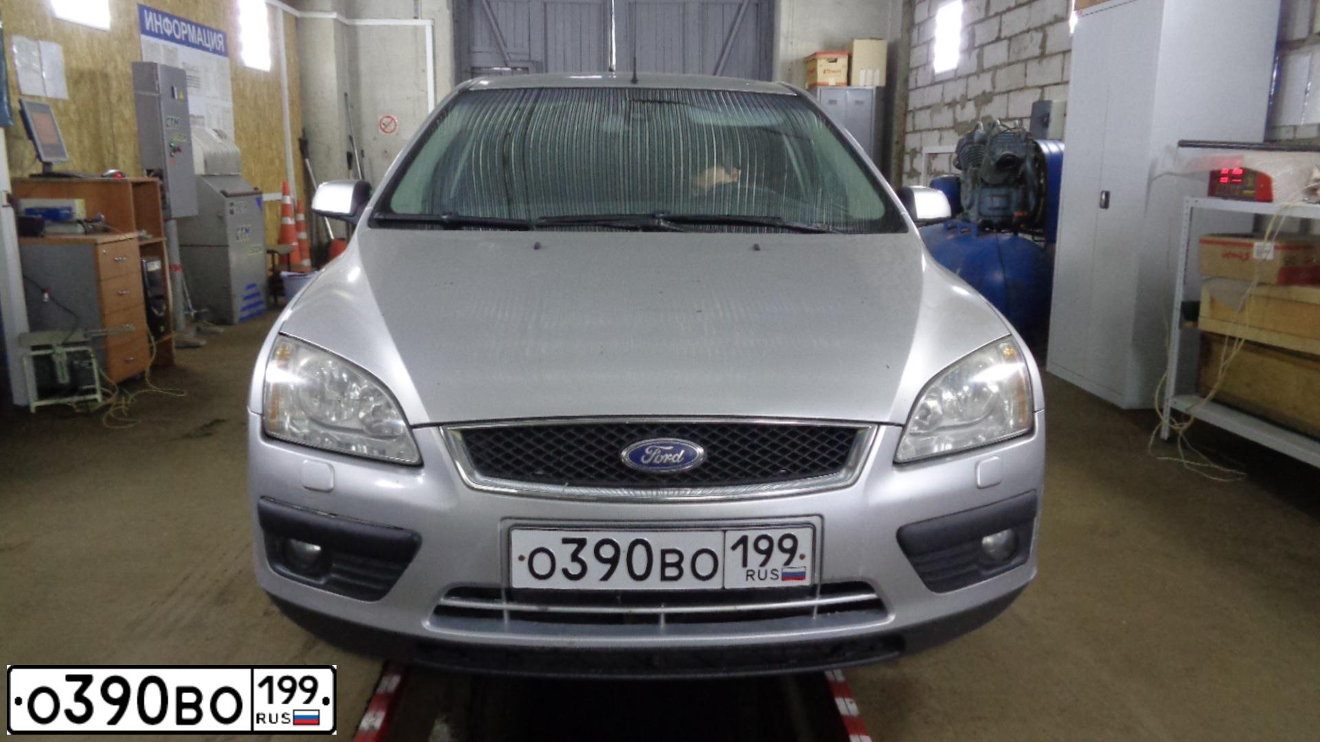 Фото автомобиля FORD FOCUS, 2007 — госномер О390ВО199. Цвет: СЕРЕБРИСТЫЙ