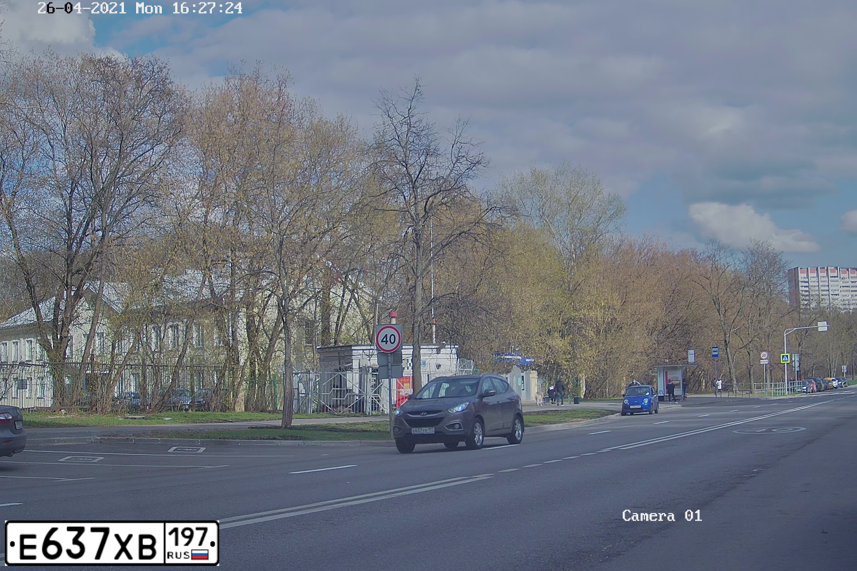 Фото автомобиля HYUNDAI IX35, 2012 — госномер Е637ХВ197. Цвет: КОРИЧНЕВЫЙ