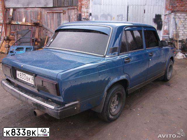 Фото автомобиля LADA 2105, 2004 — госномер К833ВК40. Цвет: СИНЕ-ЗЕЛЕНЫЙ