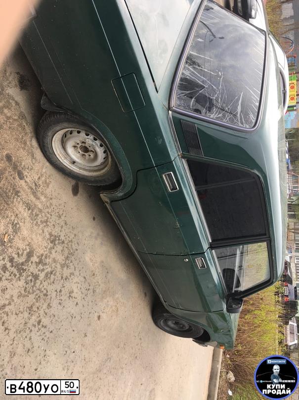 Фото автомобиля LADA 2107, 1999 — госномер В480УО50. Цвет: ЗЕЛЕНЫЙ