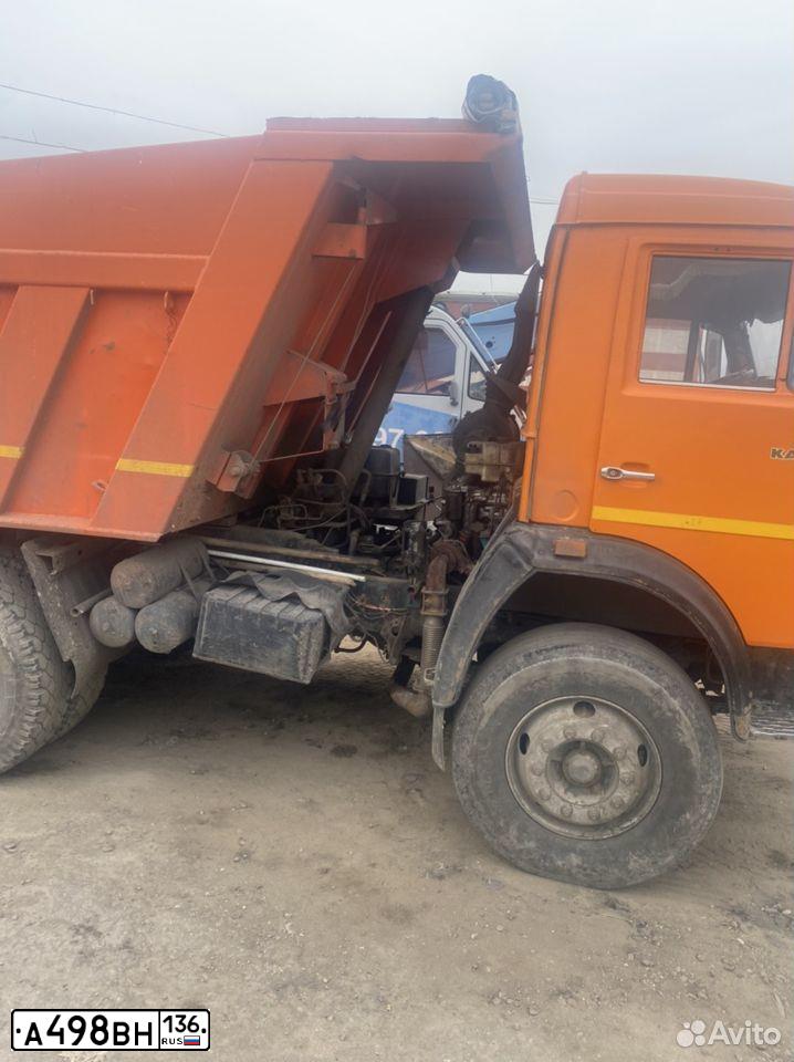 Фото автомобиля KAMAZ 65115 /6X4/, 2007 — госномер А498ВН136. Цвет: Оранжевый