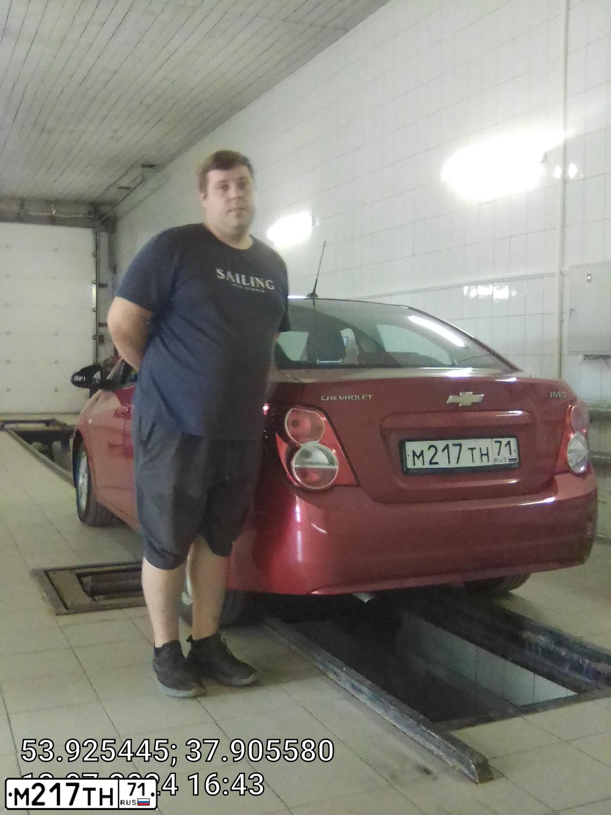 Фото автомобиля CHEVROLET AVEO, 2012 — госномер С216ВЕ46