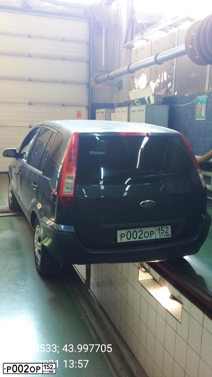 Фото автомобиля FORD FUSION, 2007 — госномер Т271МВ152. Цвет: ТЕМНО-СЕРЫЙ