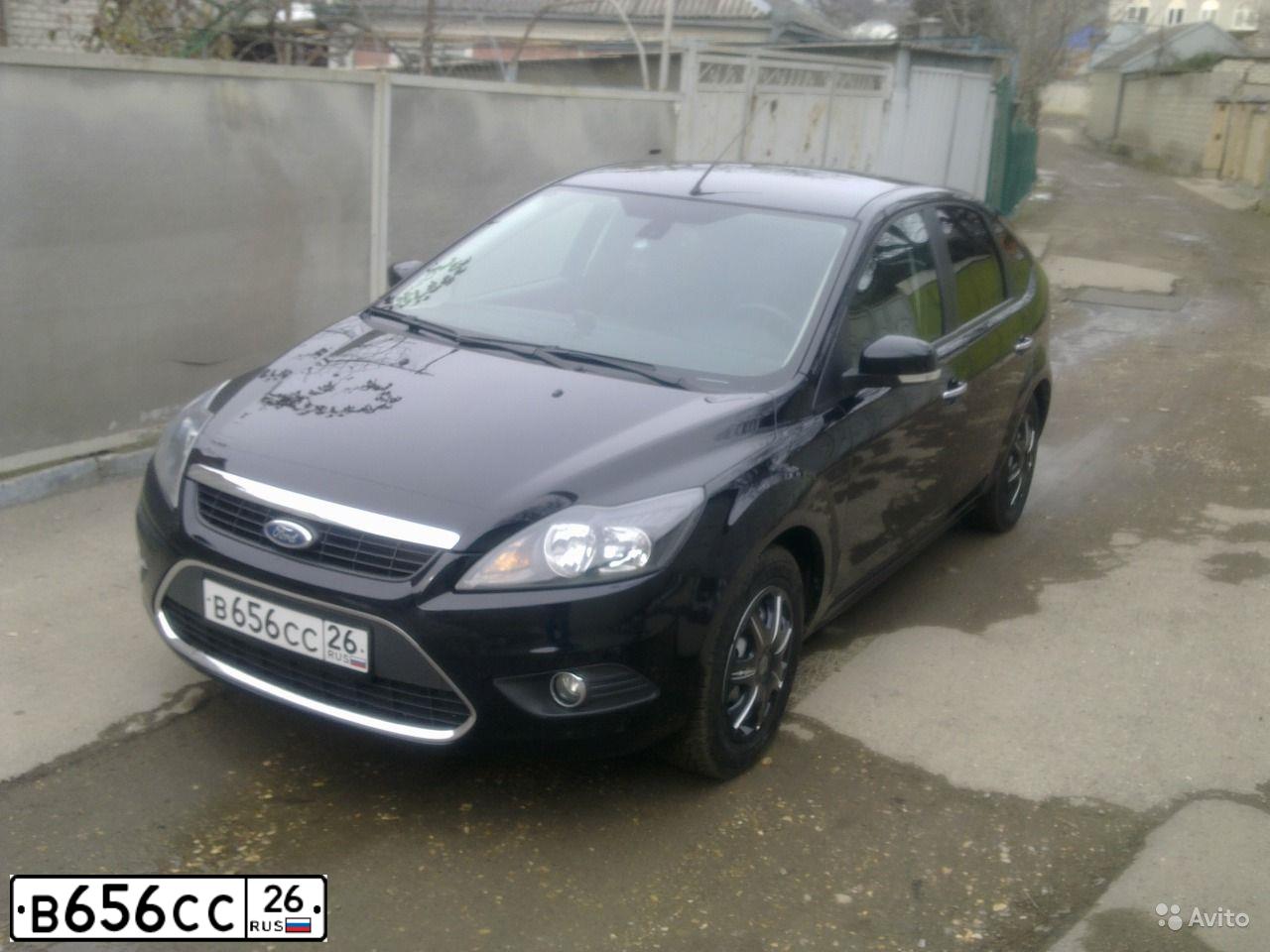 Фото автомобиля FORD FOCUS, 2011 — госномер В656СС26. Цвет: ЧЕРНЫЙ