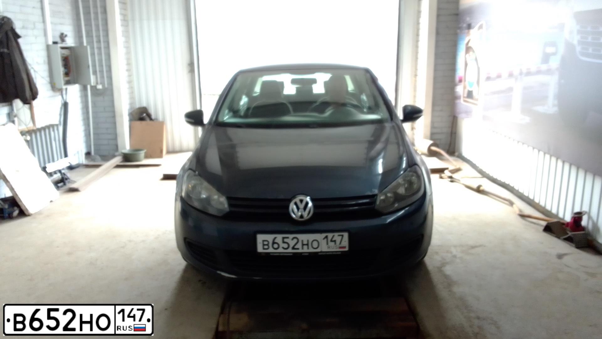 Фото автомобиля VOLKSWAGEN GOLF, 2011 — госномер К446КР178. Цвет: Серо-Синий