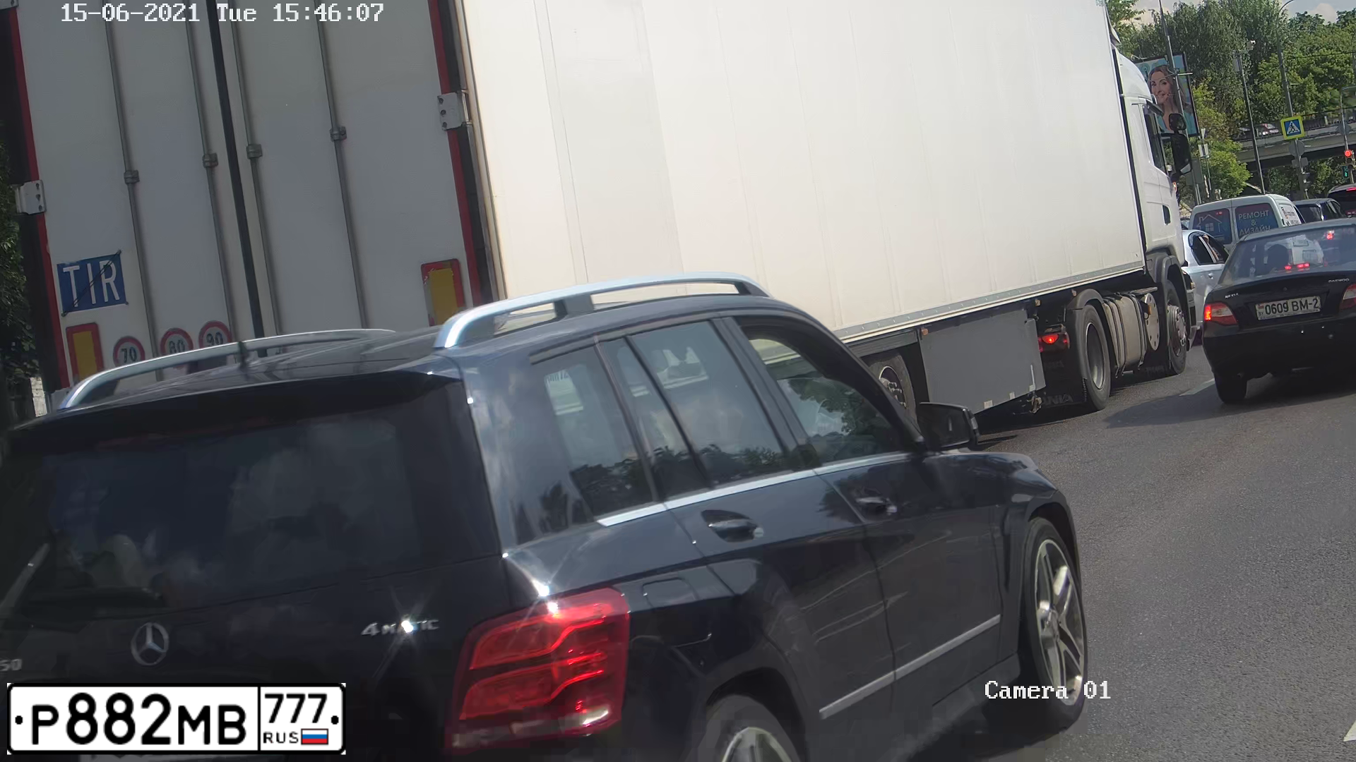 Фото автомобиля MERCEDES GLK-KLASSE, 2014 — госномер Р882МВ777. Цвет: ЧЕРНЫЙ