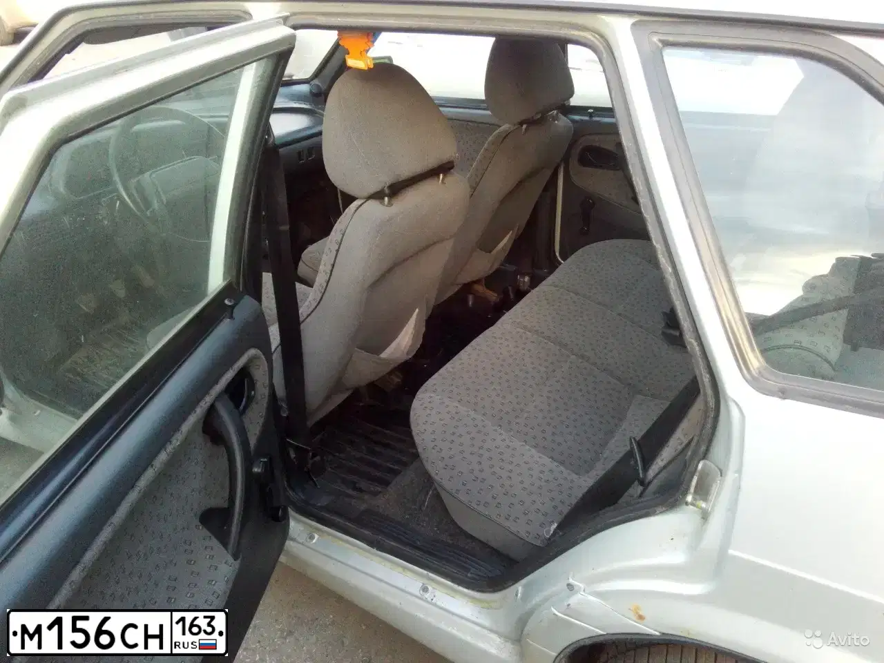Фото автомобиля LADA 2114 SAMARA, 2006 — госномер М156СН163. Цвет: МОЛОЧНО-БЕЛЫЙ СЕРЕБРИСТЫЙ