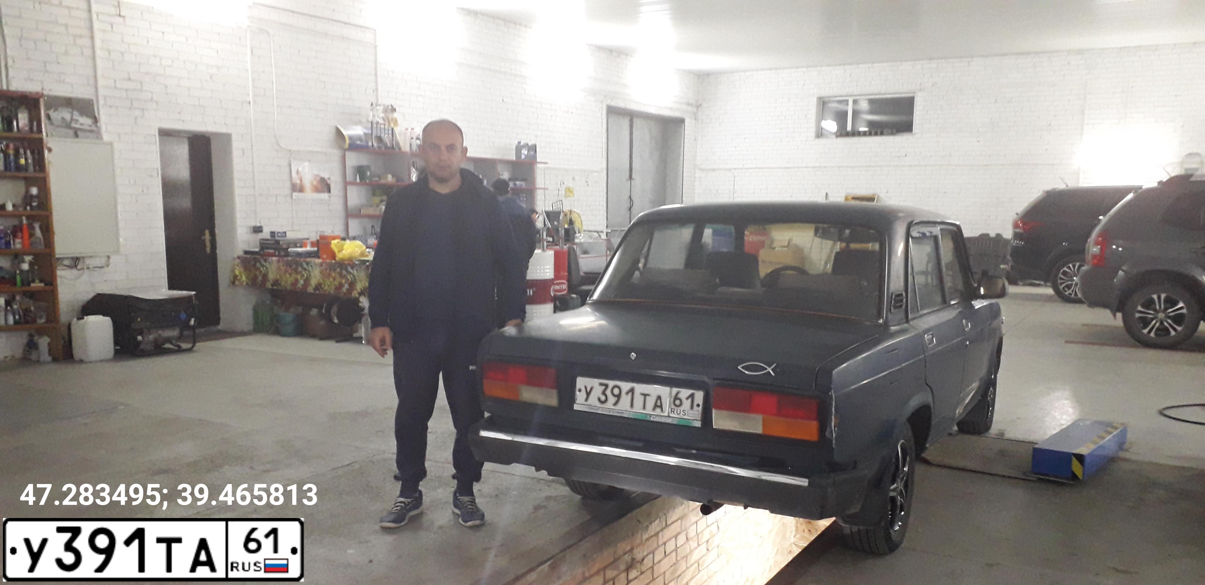Фото автомобиля LADA 2107, 1987 — госномер Р654УС33. Цвет: ЗЕЛЕНЫЙ