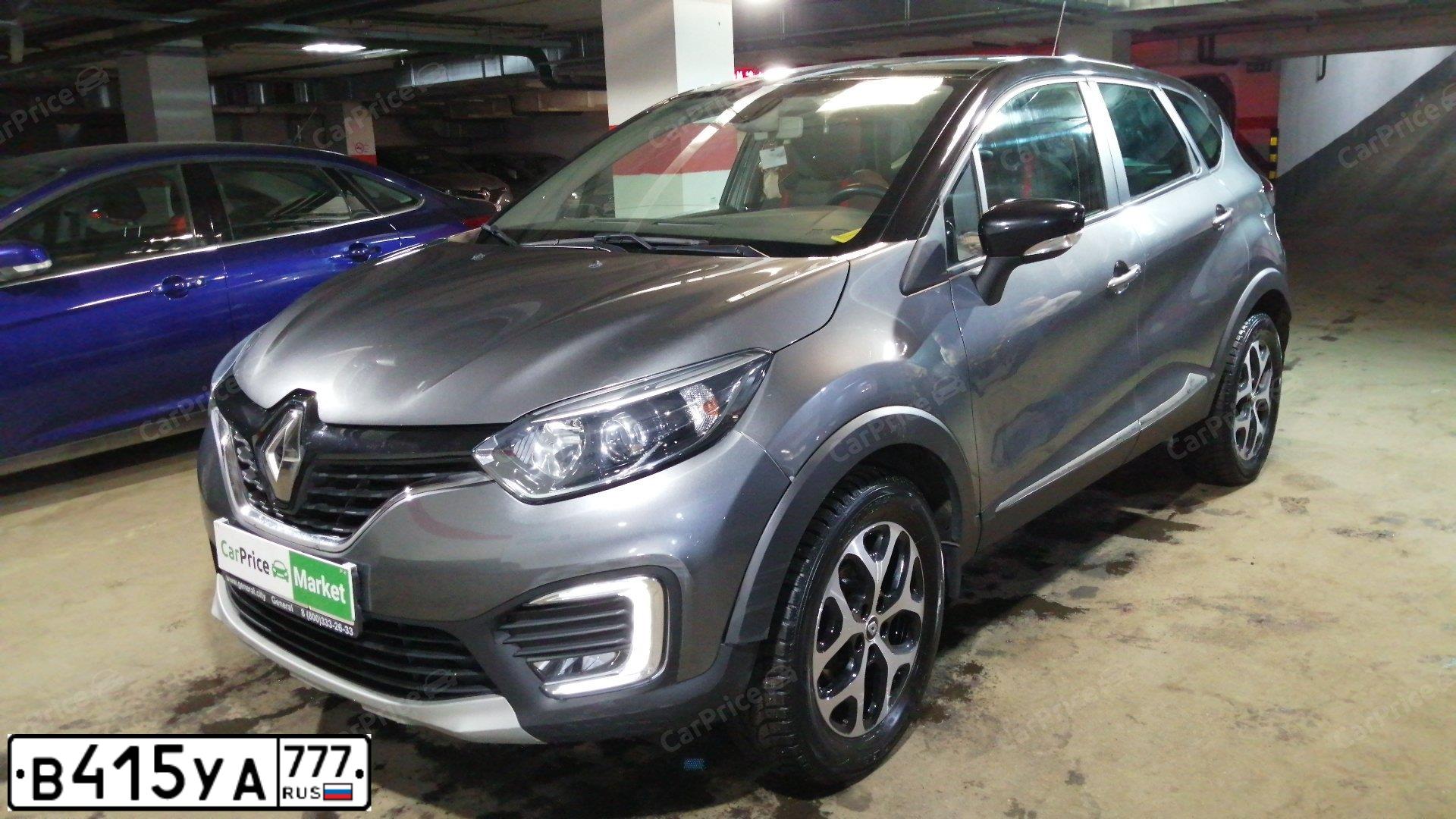 Фото автомобиля RENAULT KAPTUR, 2016 — госномер У907АМ799. Цвет: ТЕМНО-СЕРЫЙ ЧЕРНЫЙ