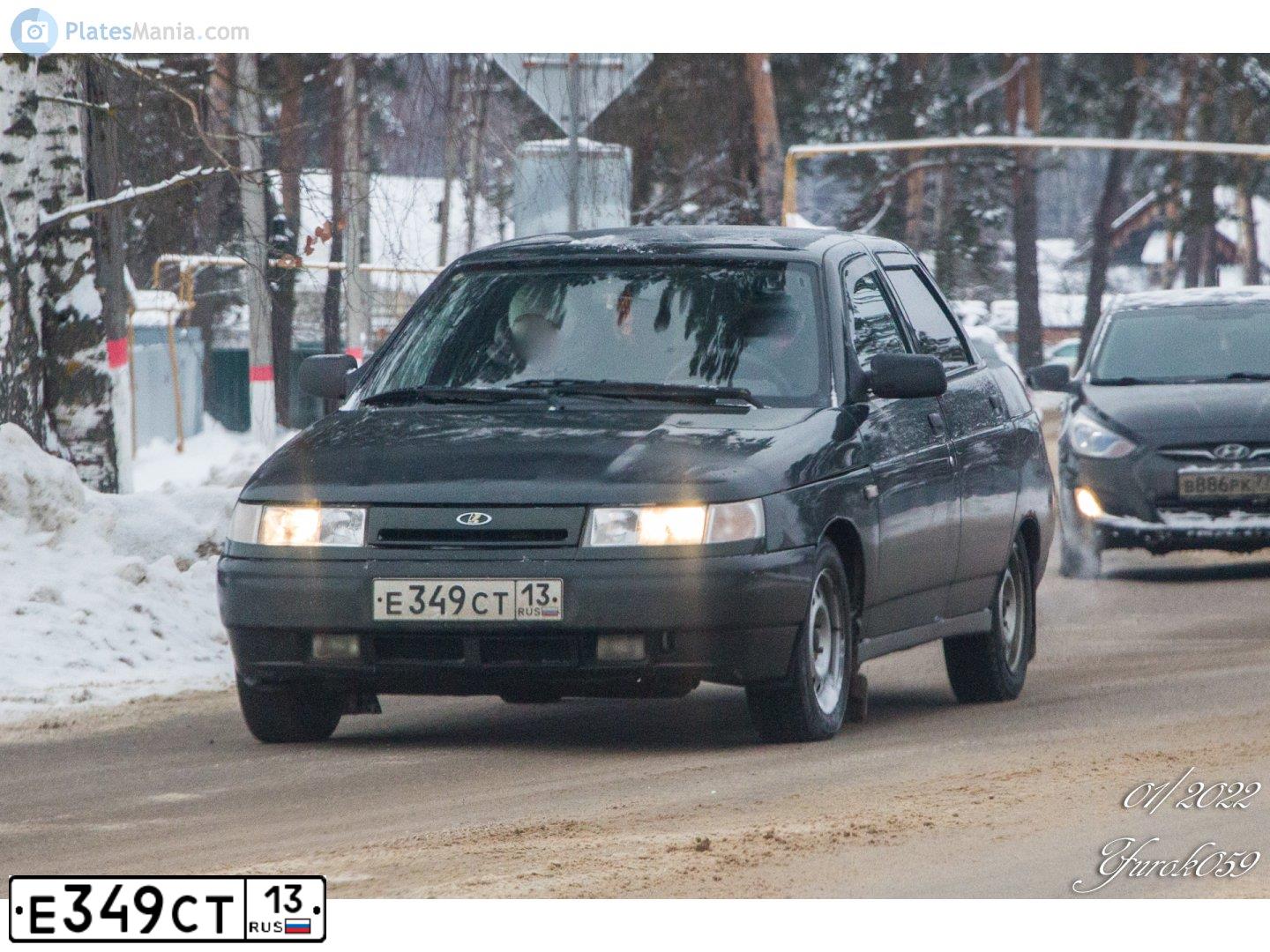Фото автомобиля LADA 2110, 2006 — госномер Р158НТ62. Цвет: ЗОЛОТИСТЫЙ ТЕМНО-ЗЕЛЕНЫЙ