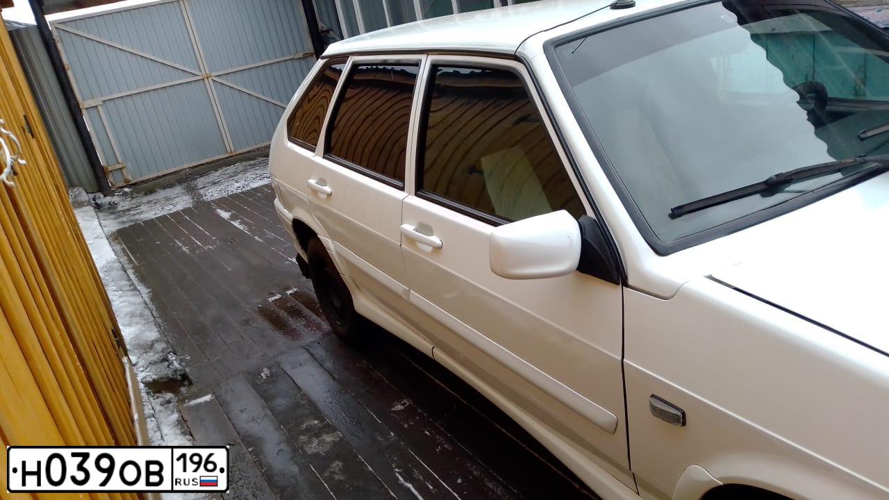 Фото автомобиля LADA 2114 SAMARA, 2013 — госномер Н039ОВ196. Цвет: Белый