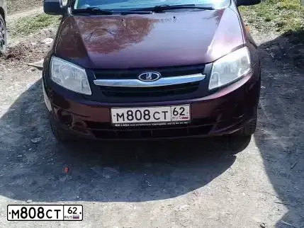 Фото автомобиля LADA 2190 GRANTA, 2013 — госномер М808СТ62. Цвет: ТЕМНО-ВИШНЕВЫЙ