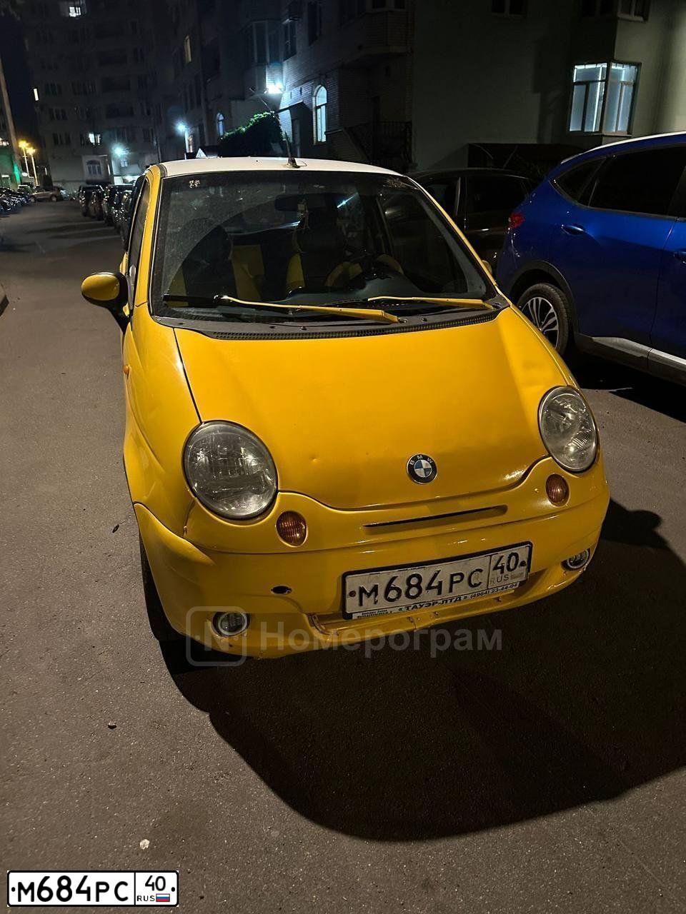 Фото автомобиля DAEWOO MATIZ, 2006 — госномер Р550АЕ32. Цвет: ЖЕЛТЫЙ