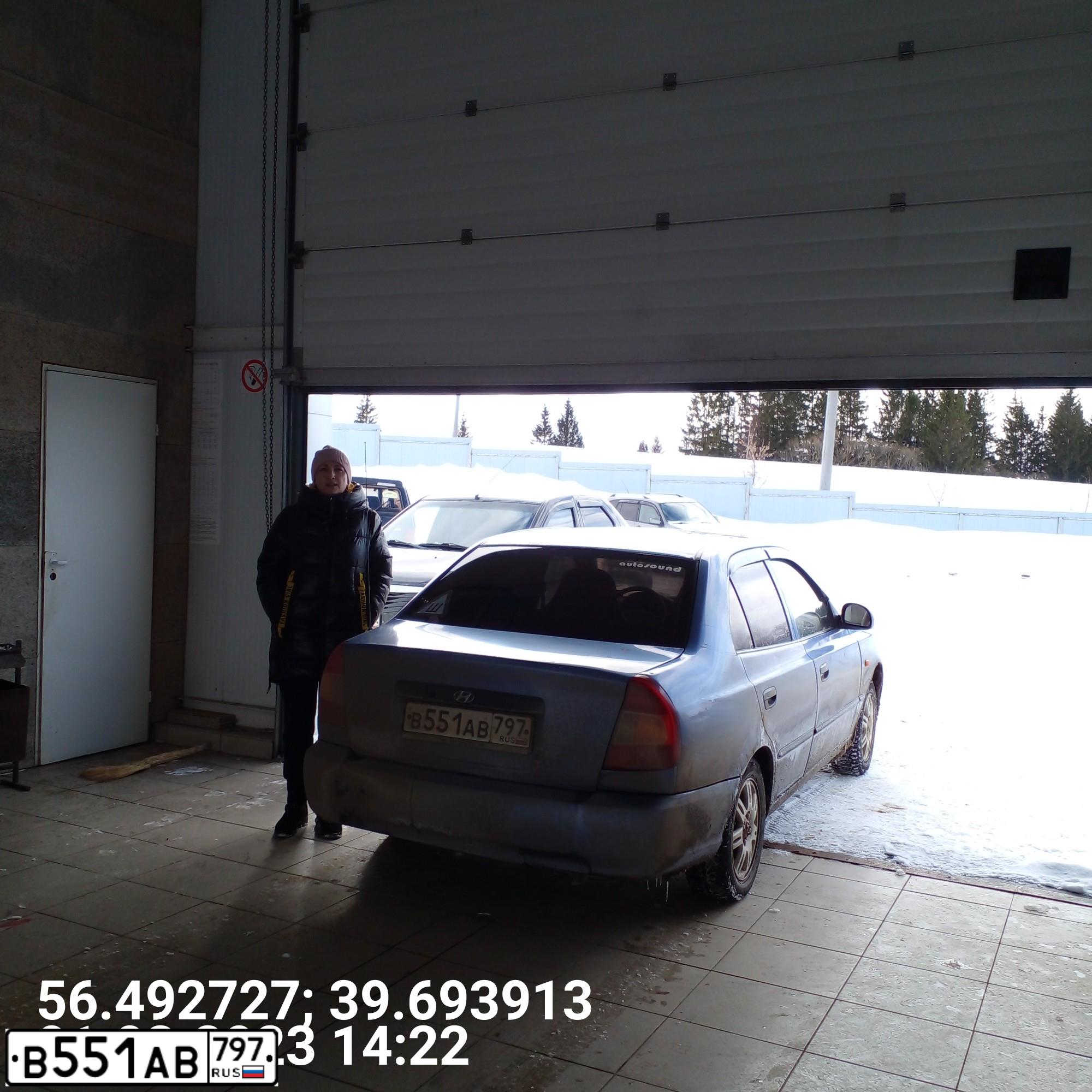 Фото автомобиля TAGAZ ACCENT, 2005 — госномер В551АВ797. Цвет: ФИОЛЕТОВЫЙ