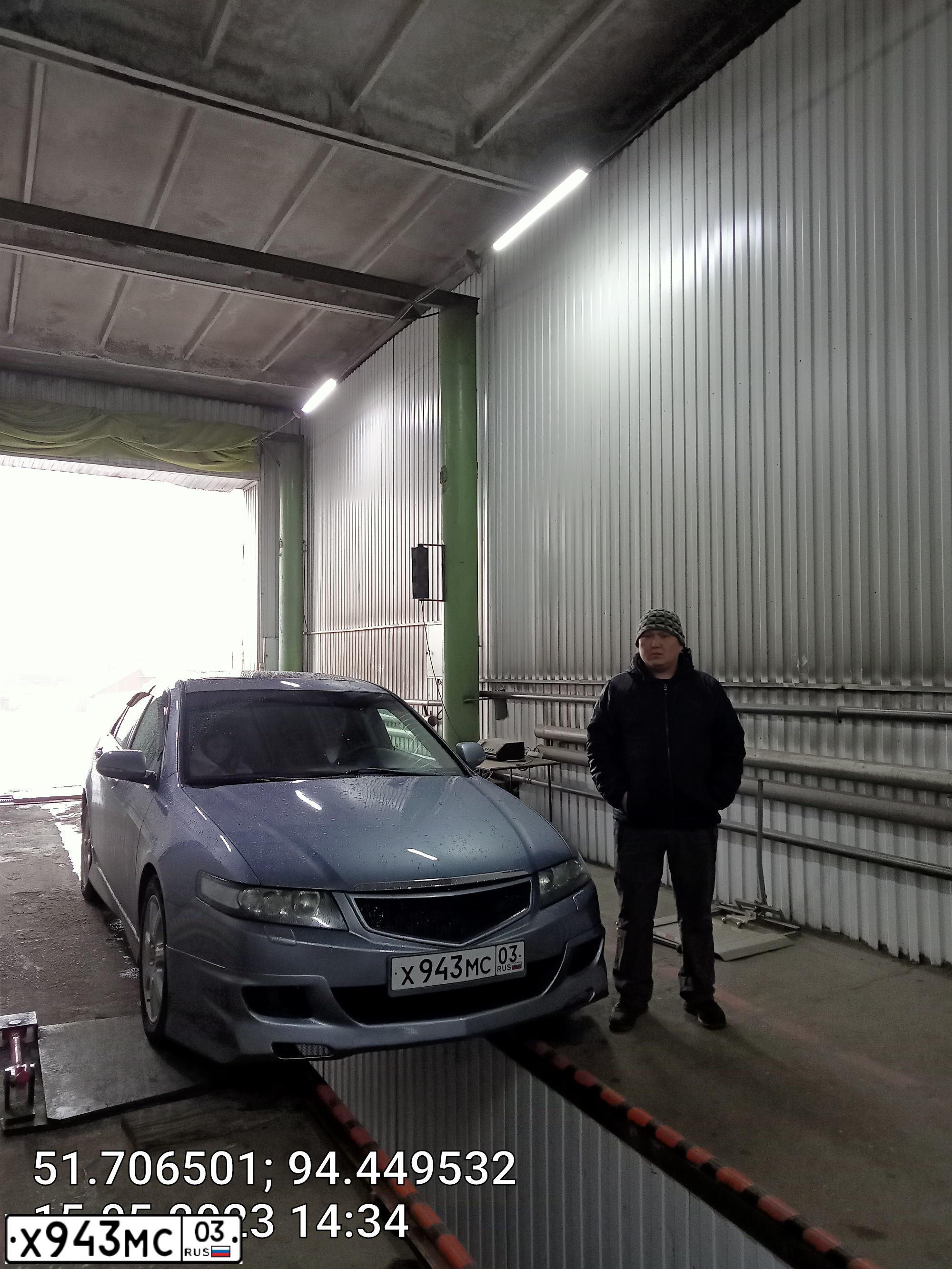 Фото автомобиля HONDA ACCORD, 2007 — госномер Н694НЕ55. Цвет: СЕРО-ГОЛУБОЙ