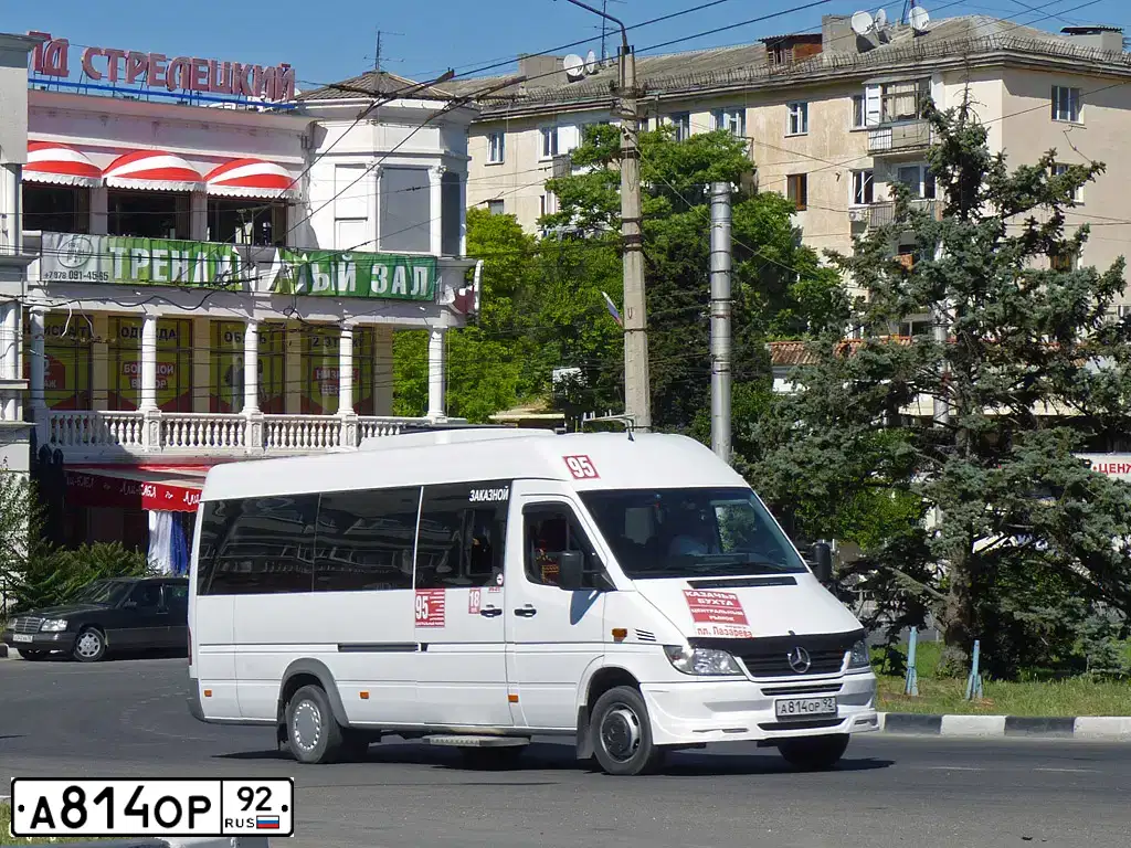 Фото автомобиля МЕРСЕДЕС-БЕНЦ 223237, 2016 — госномер А814ОР92. Цвет: Белый