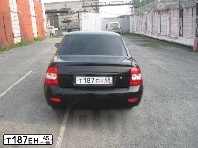 Фото автомобиля LADA PRIORA, 2008 — госномер Т419ОА45. Цвет: Темно-зеленый
