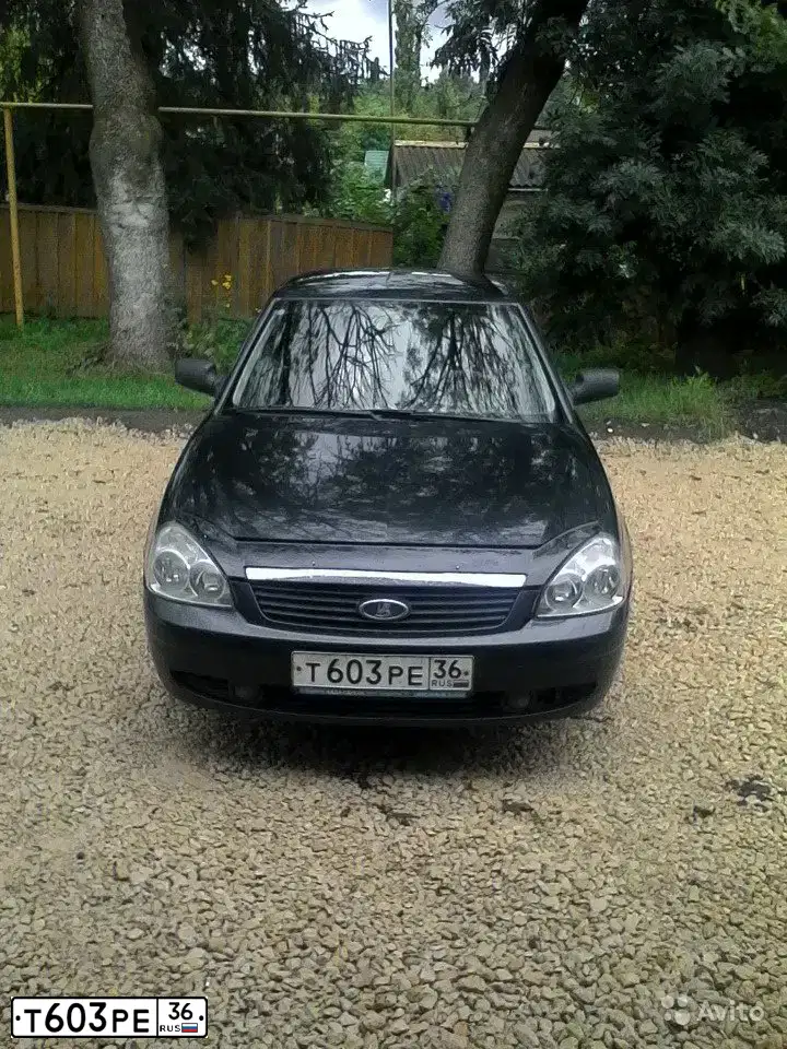 Фото автомобиля LADA 2170 PRIORA, 2007 — госномер Т603РЕ36. Цвет: ЧЕРНЫЙ