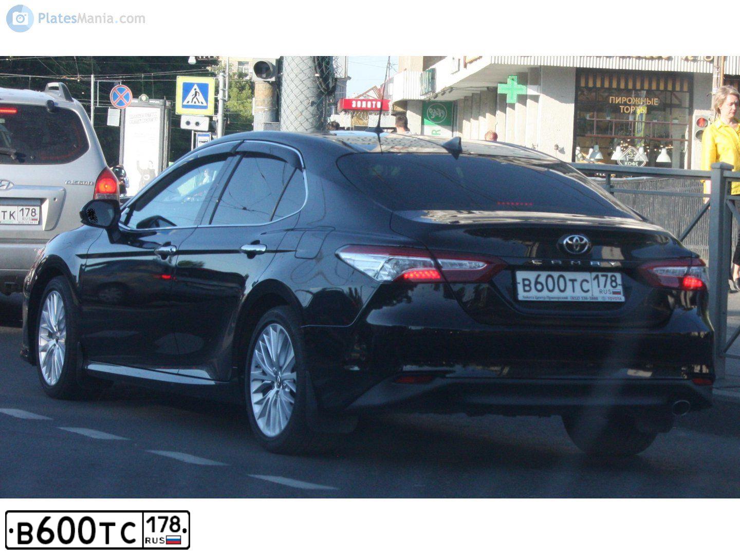 Фото автомобиля TOYOTA CAMRY, 2014 — госномер Р887АТ05. Цвет: ЧЕРНЫЙ МЕТАЛЛИК