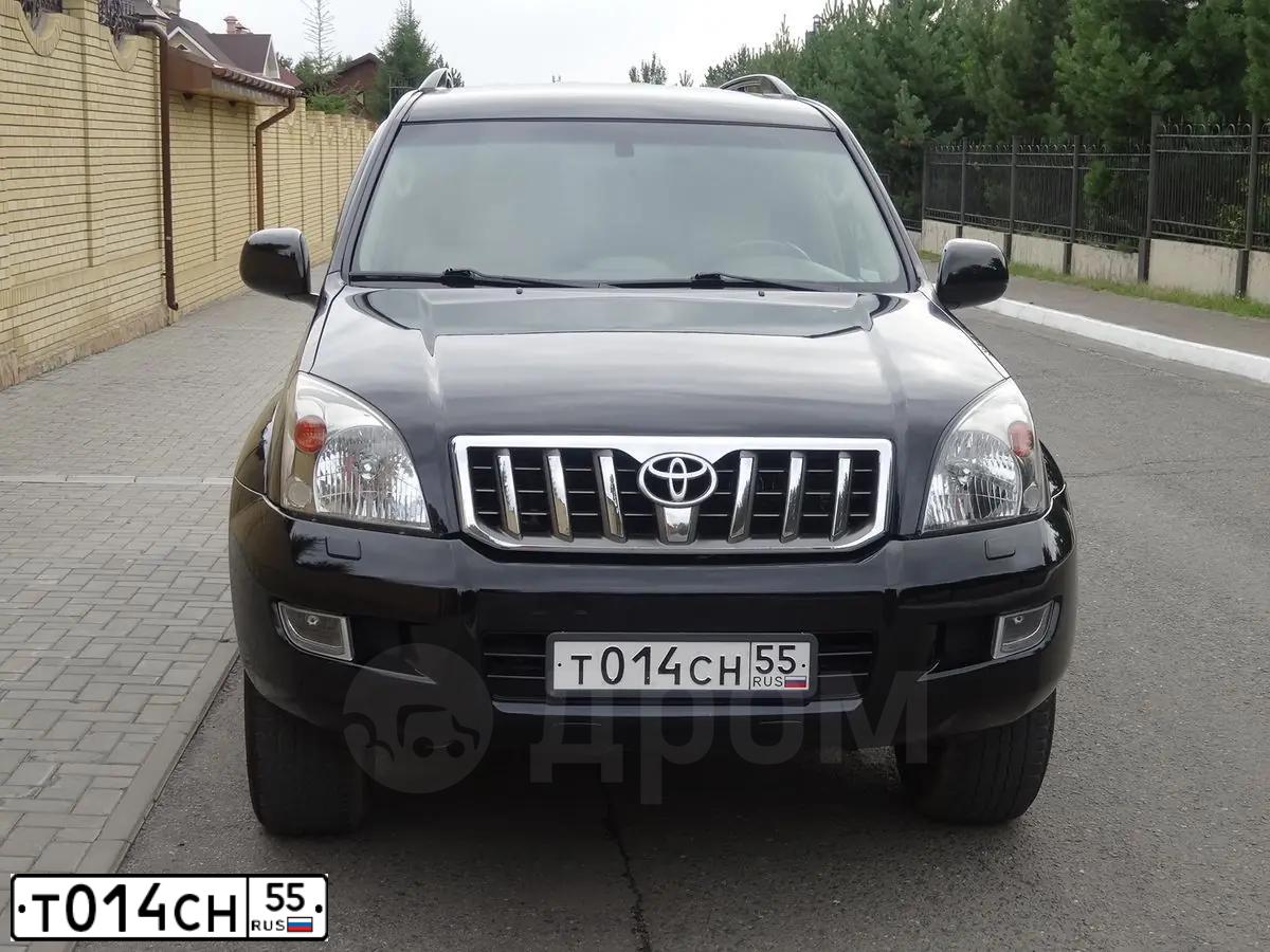 Фото автомобиля TOYOTA LANDCRUISER, 2008 — госномер Т014СН55. Цвет: ЧЕРНЫЙ