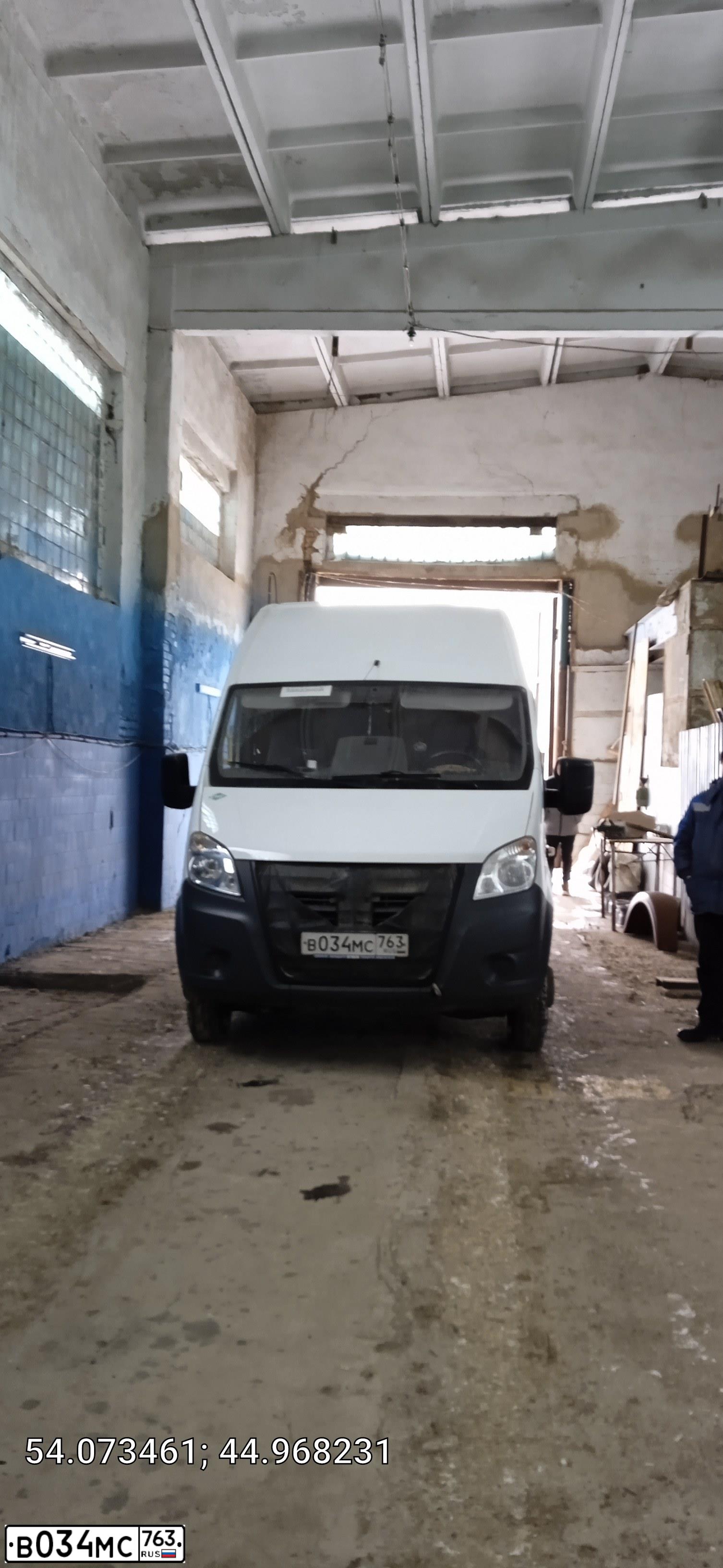 Фото автомобиля GAZ GAZEL NEXT, 2019 — госномер Н545МС797. Цвет: Белый