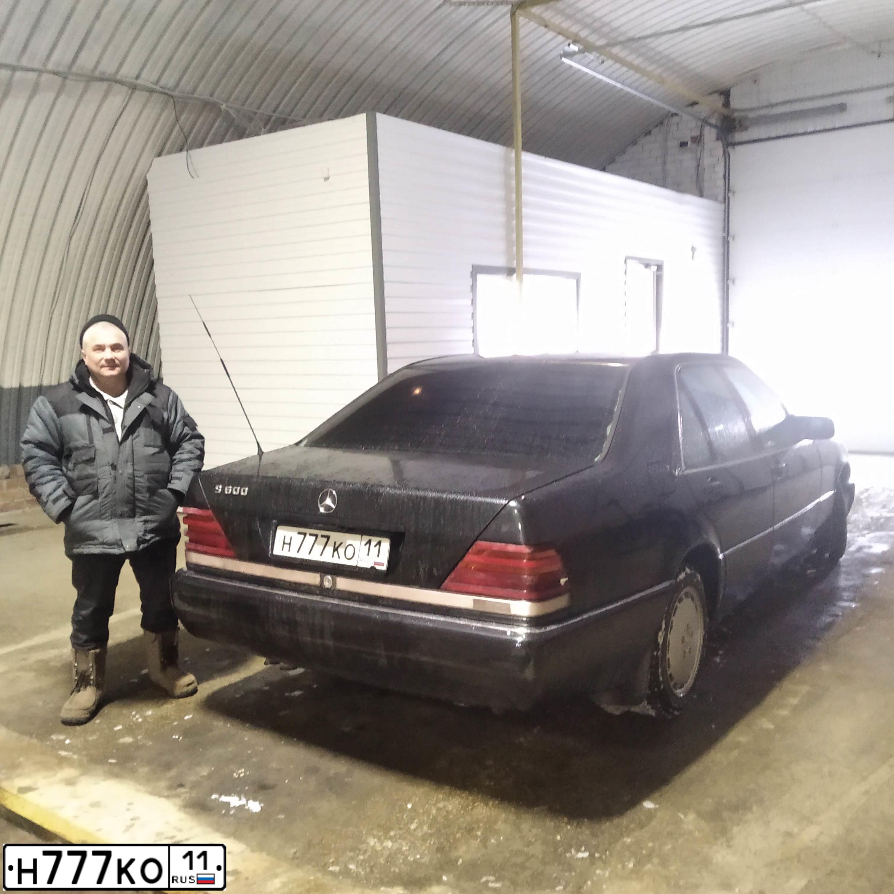 Фото автомобиля MERCEDES S-KLASSE, 1994 — госномер М453ЕХ35. Цвет: ЧЕРНЫЙ