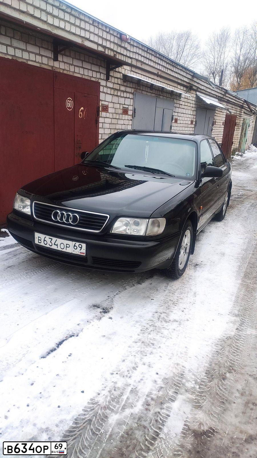 Фото автомобиля AUDI A6, 1995 — госномер В634ОР69. Цвет: ЧЕРНЫЙ