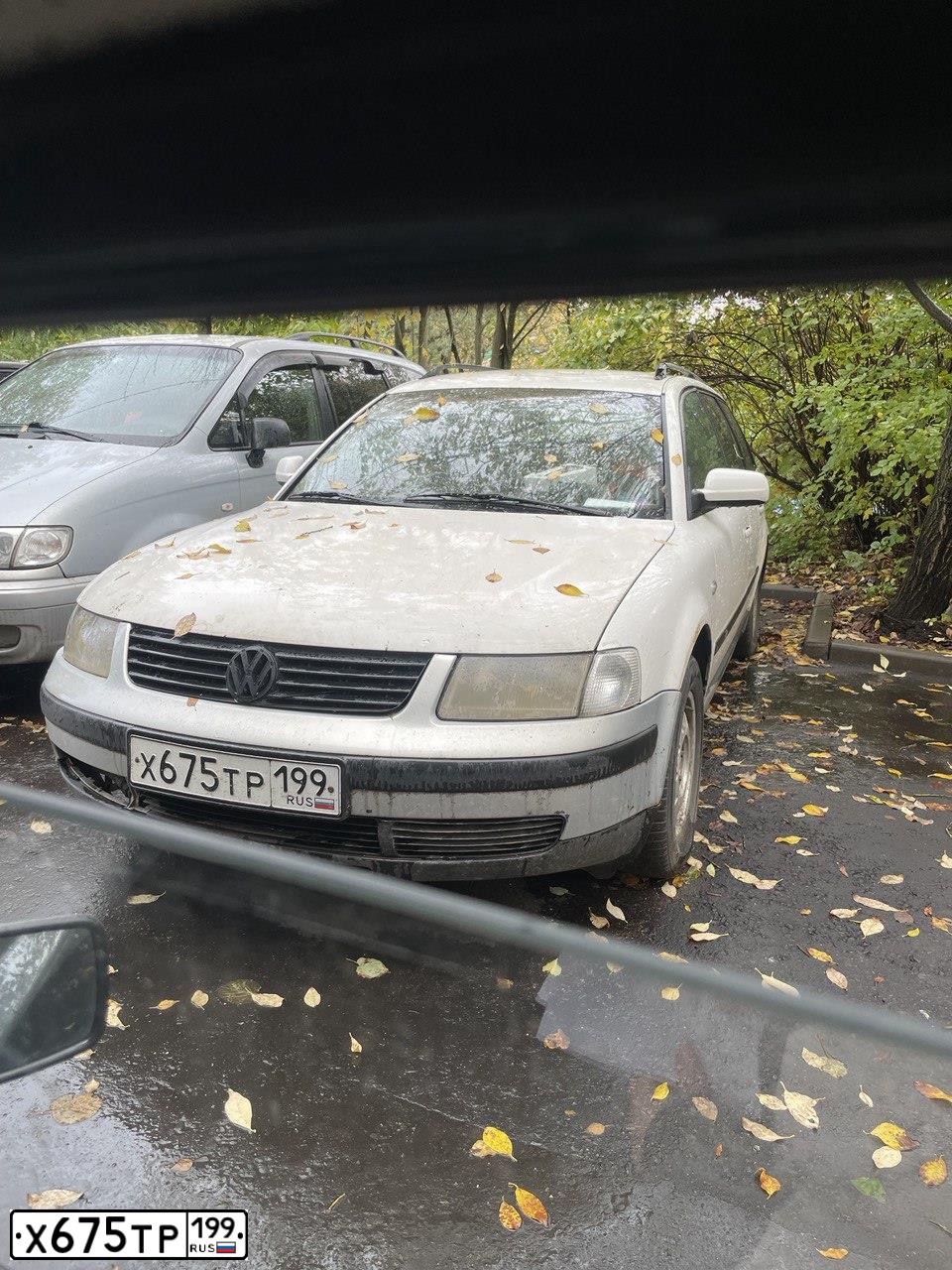 Фото автомобиля VOLKSWAGEN PASSAT, 1998 — госномер Х675ТР199